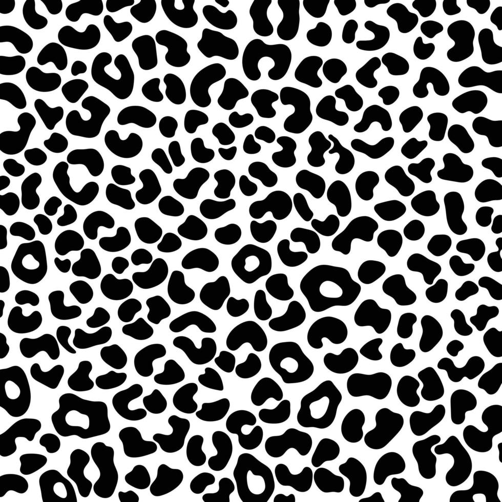 Vector black leopard, cheetah and jaguar print pattern animal seamless. Leopard, cheetah and jaguar skin abstract for printing or home decorate and more.