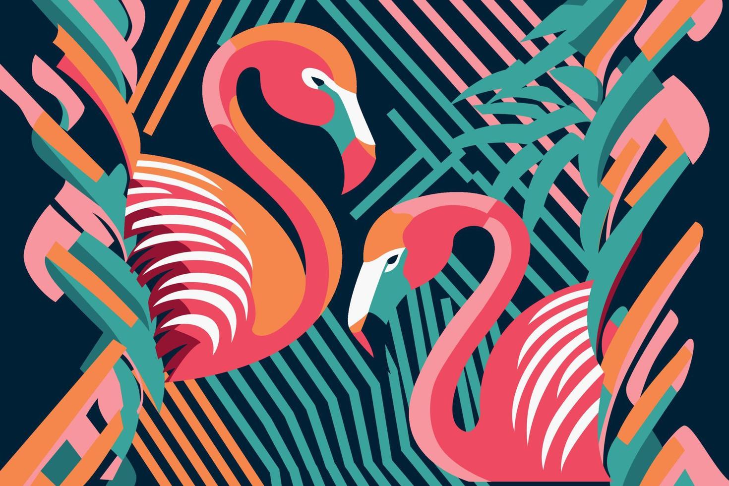 Abstract pattern flat background. Modern flat colorful design. Fit for background, banner, artwall, print, poster. Vector eps 10. Color harmony.