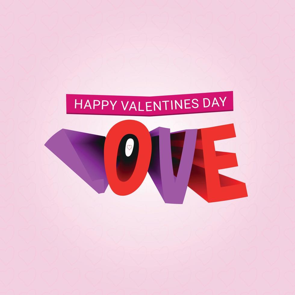 Love text effects vector