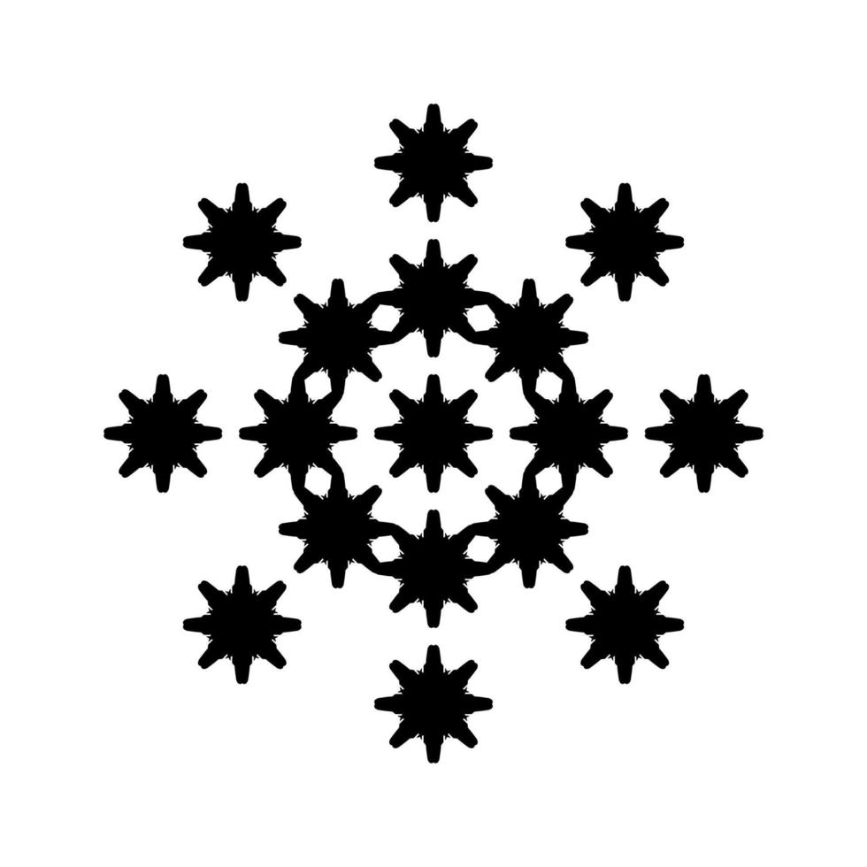 Snow icon. Simple style Christmas holiday poster background symbol. Snow brand logo design element. T-shirt printing. Vector for sticker.