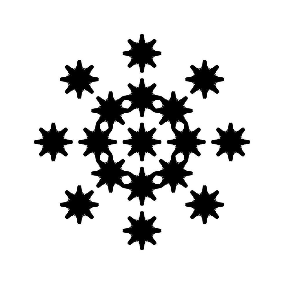 icono de nieve. Símbolo de fondo de cartel de vacaciones de Navidad de estilo simple. elemento de diseño del logo de la marca de nieve. impresión de camisetas. vector para pegatina.