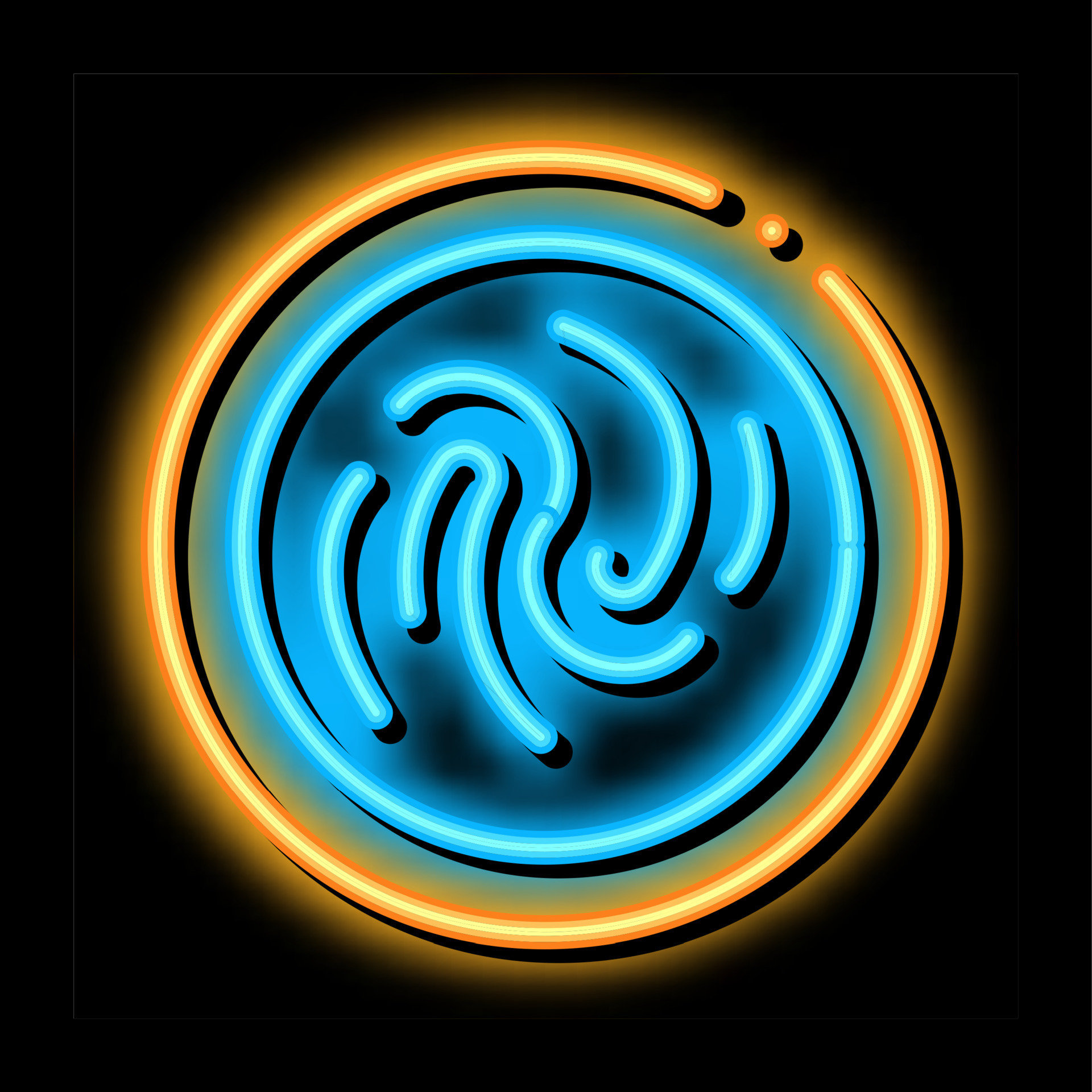 spread evenly mayonnaise on plate neon glow icon illustration 17781771