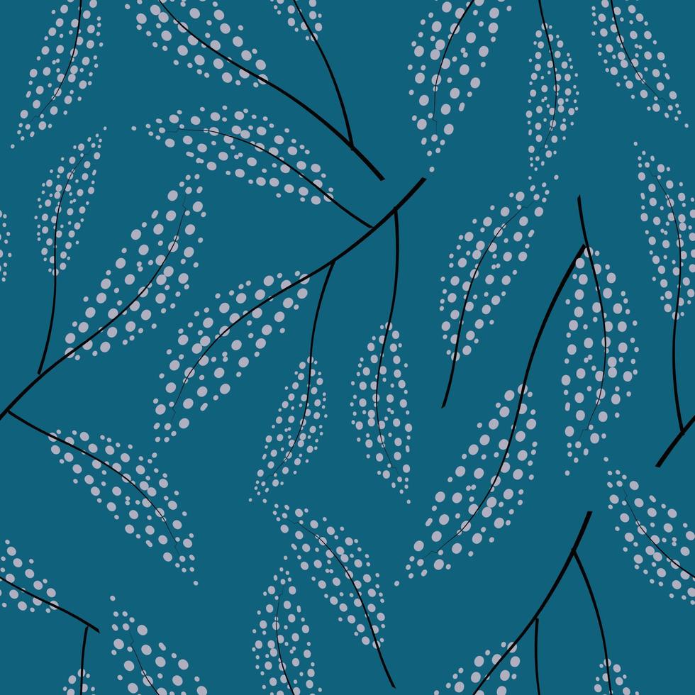 Seamless  hand drawn  flowers pattern vector