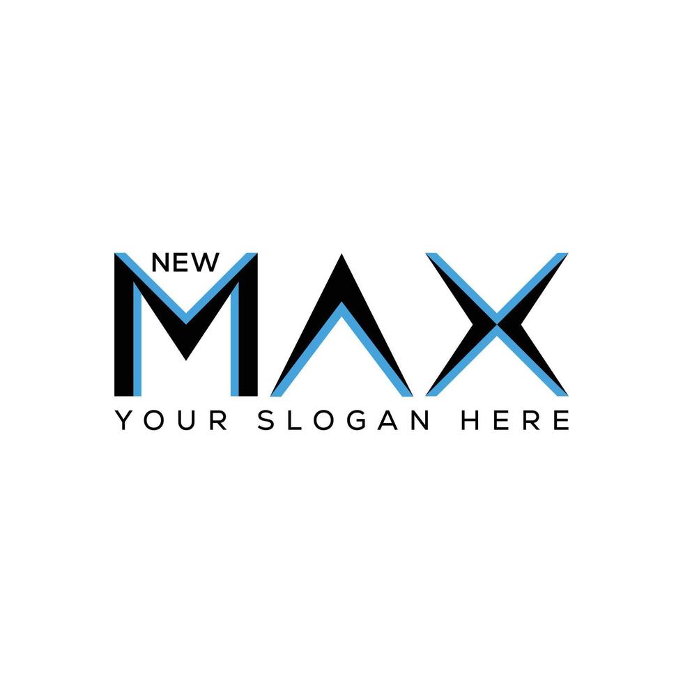 New Max Logo Icon Vector Illustration Template