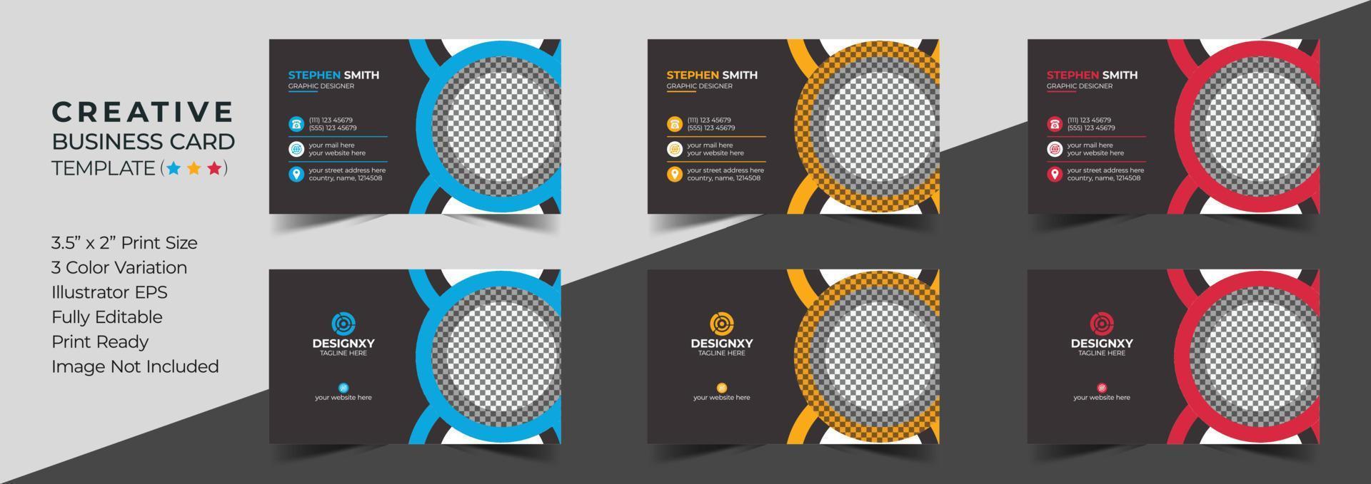 Corporate Business Card vector