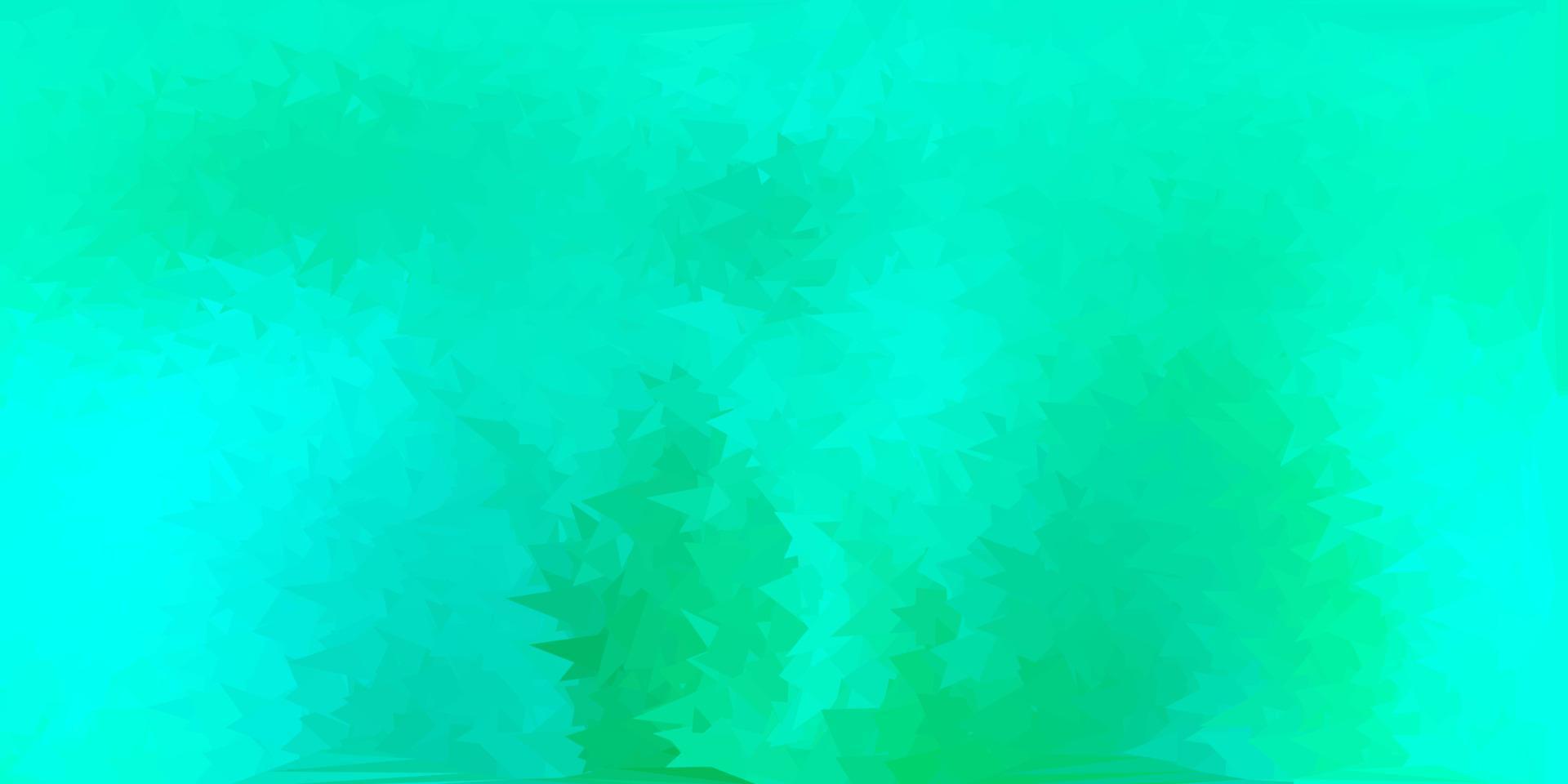 Fondo de pantalla de polígono degradado de vector verde claro.