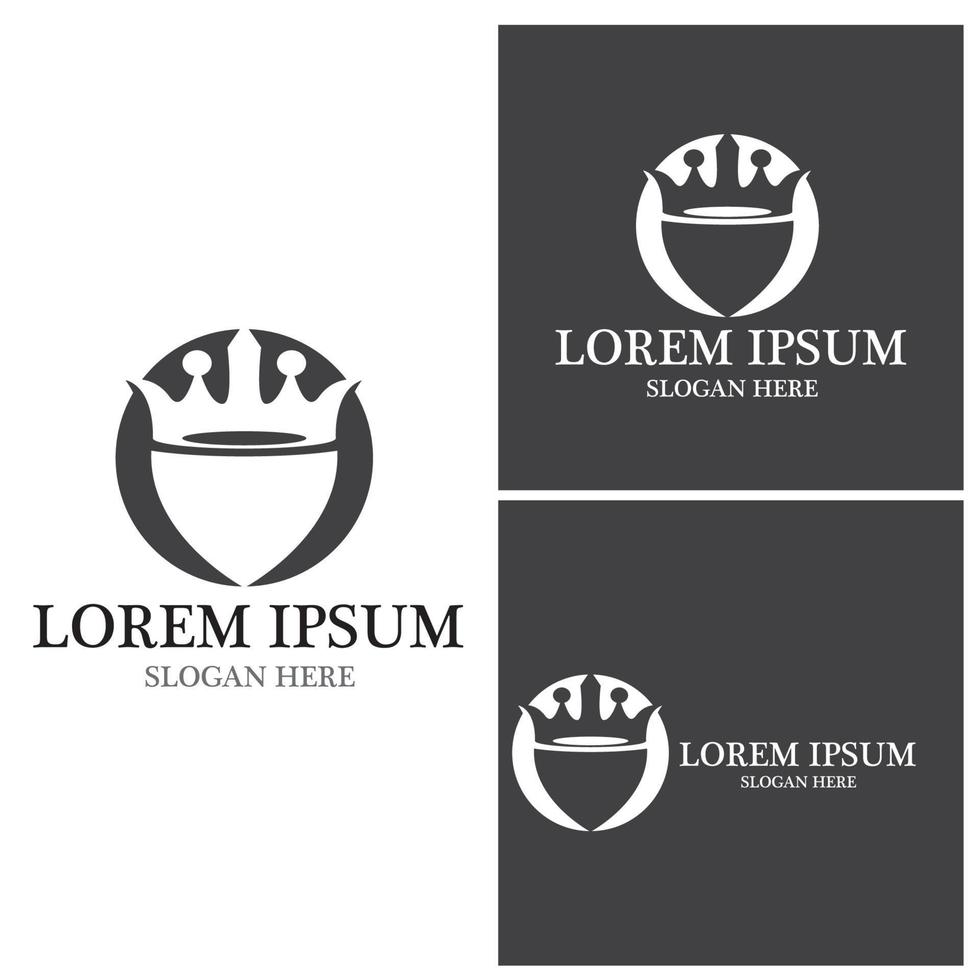 Crown Logo Template vector icon