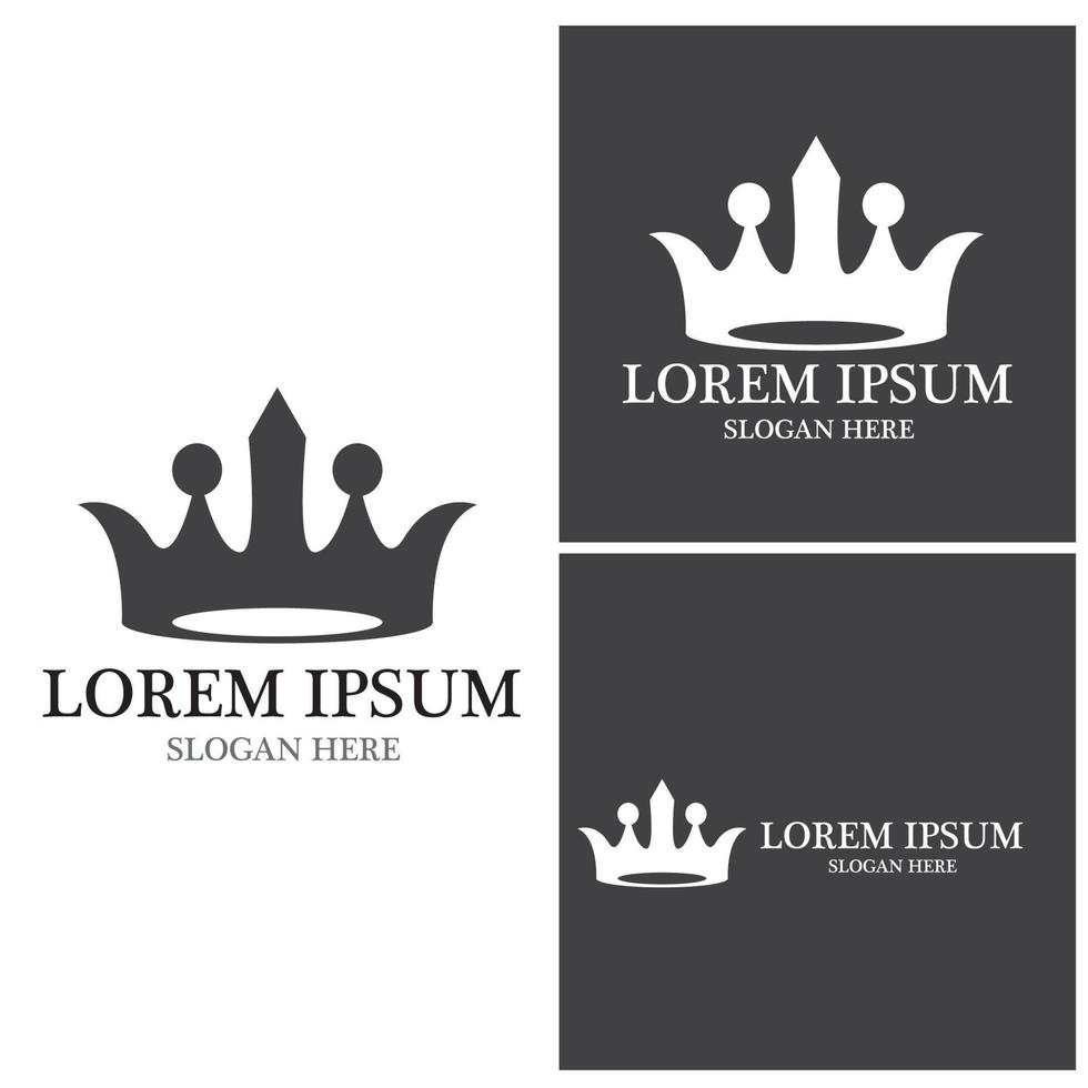 Crown Logo Template vector icon