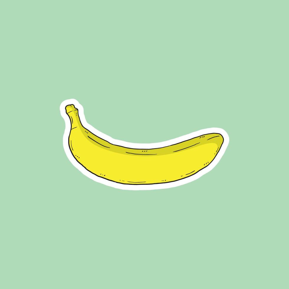 illustration of a banana fruit vector