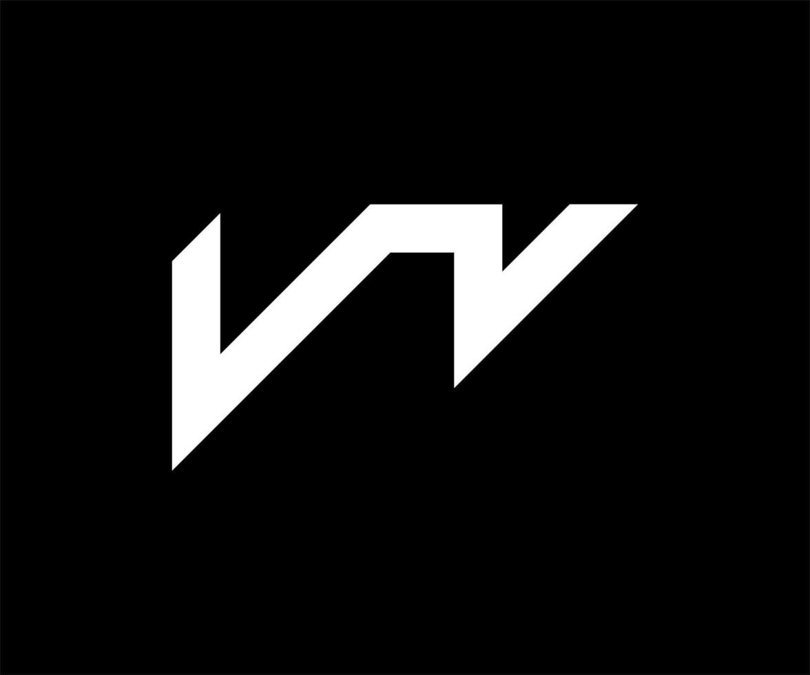 logotipo vv. Ilustración de vector de plantilla de diseño de logotipo vv. letra abstracta vv. letras modernas vv, vv plantilla de diseño de logotipo vector vv monograma. logotipo de la firma de la letra vv. vector de diseño de letras.