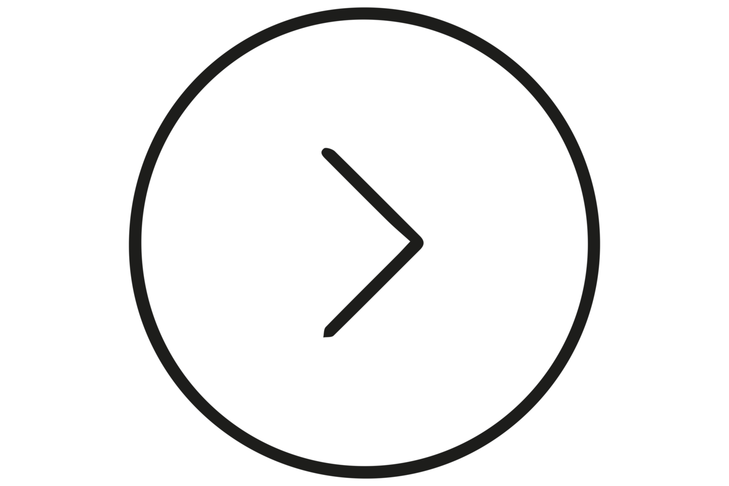 Right arrow icon png on Transparent Background