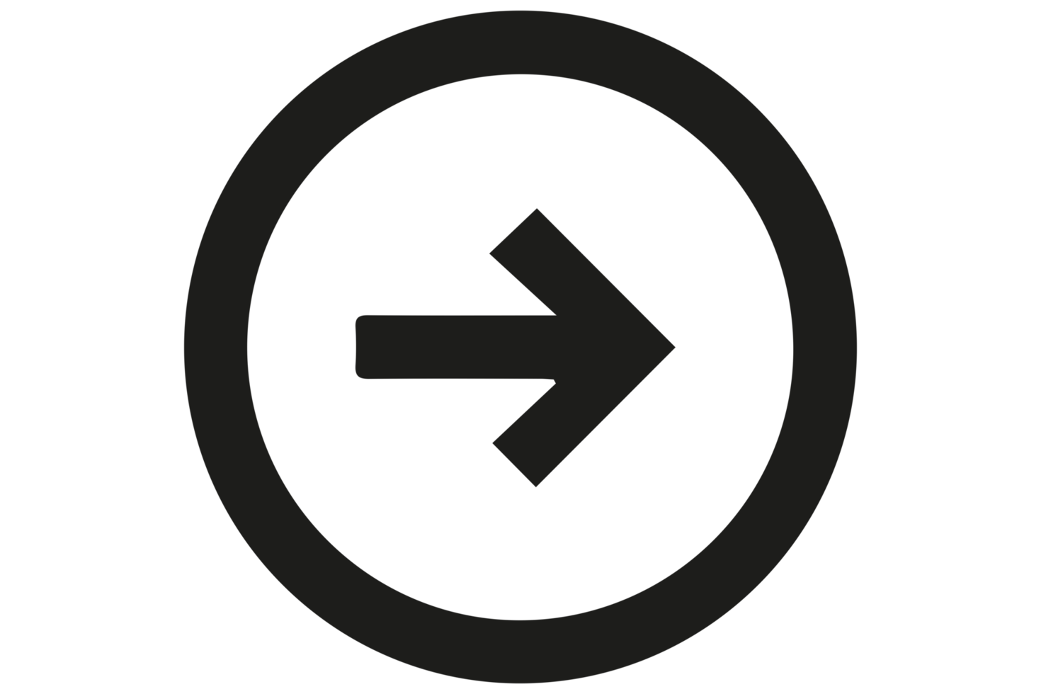 Right arrow icon png on Transparent Background