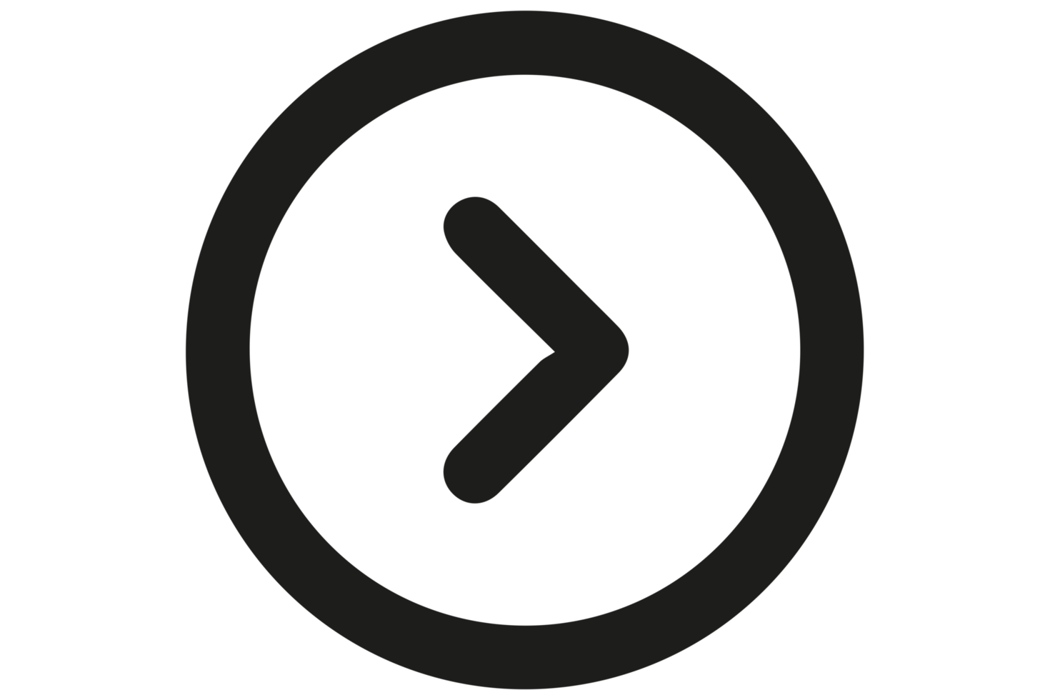 Right arrow icon png on Transparent Background