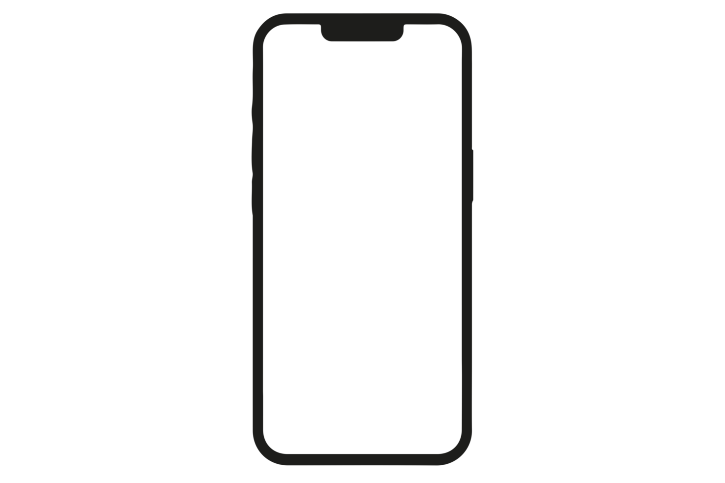 Phone icon isolated on transparent background png