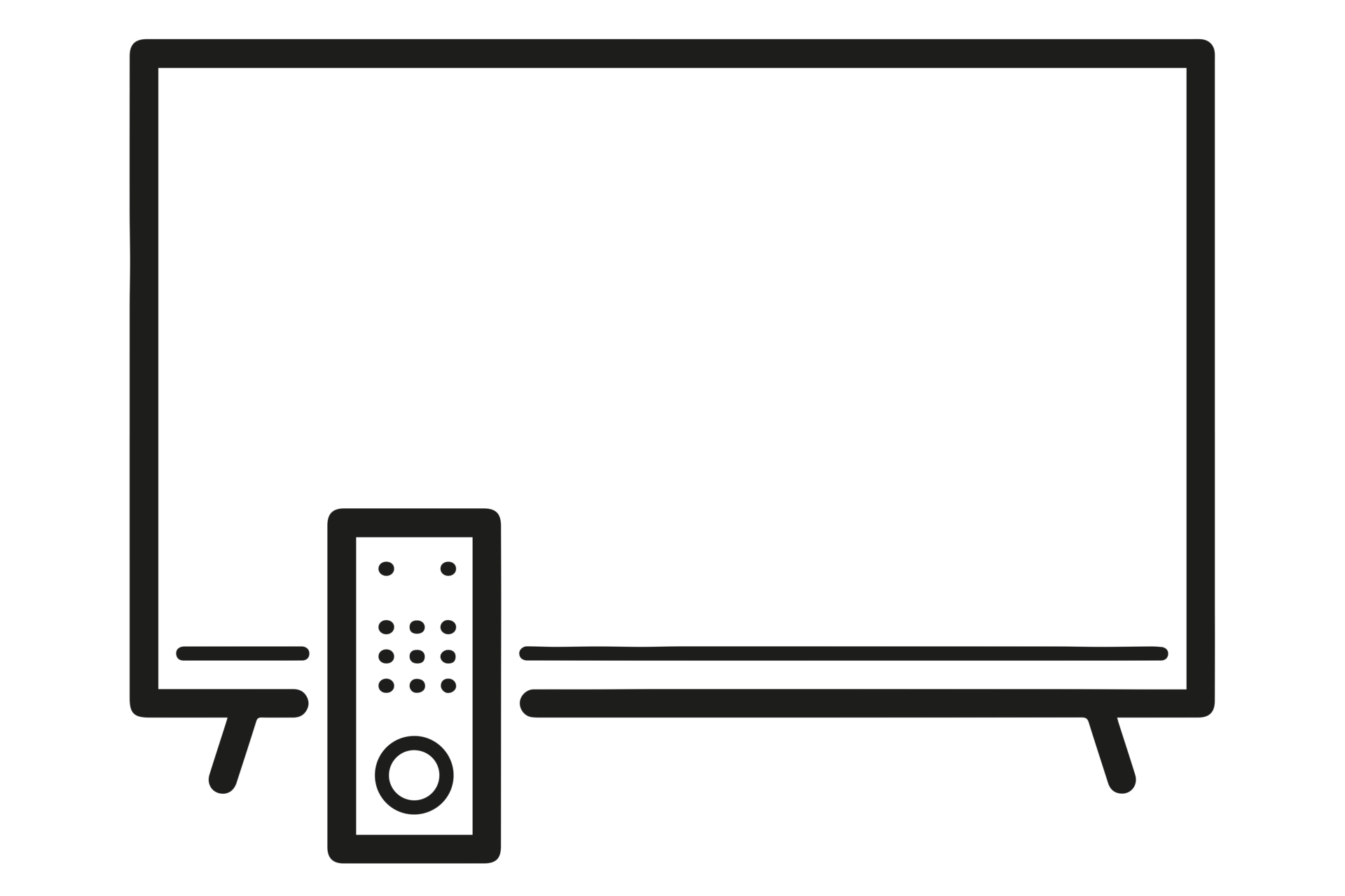 Smart Tv Icon On Transparent Background 17785091 PNG