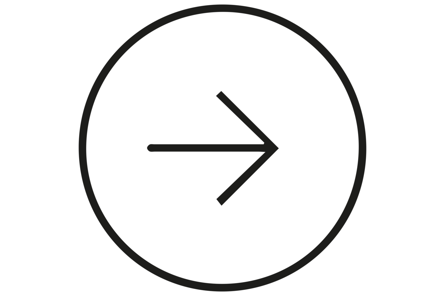 Right arrow icon png on Transparent Background