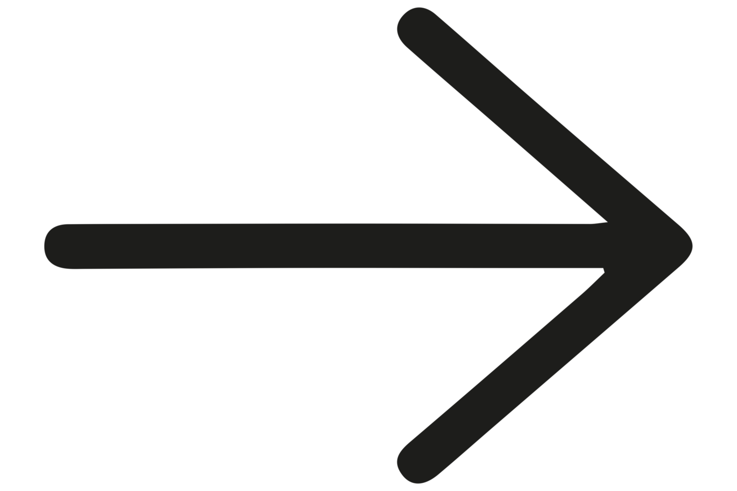 rechtes Pfeilsymbol png auf transparentem Hintergrund