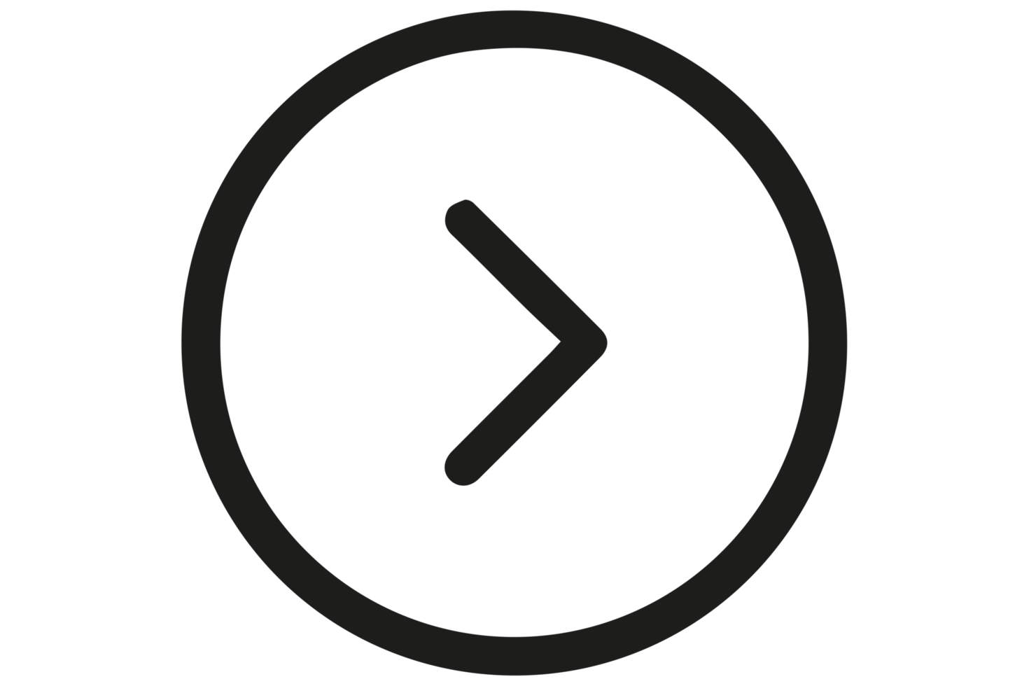 Right arrow icon png on Transparent Background