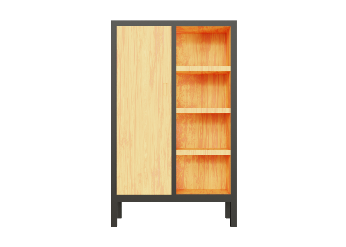 diseño de renderizado 3d de armario para necesidades de muebles png
