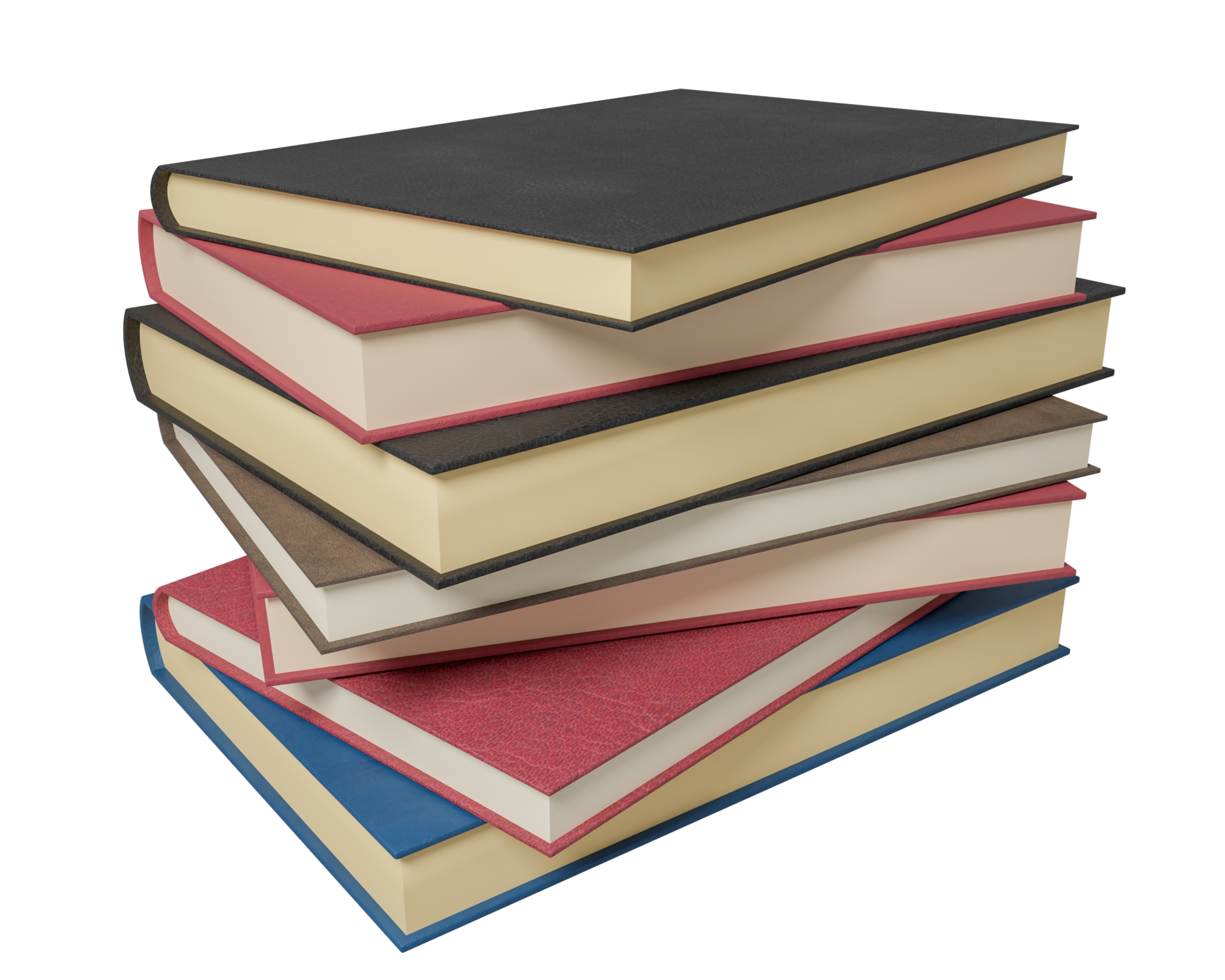Realistic Books 3D Render 17785291 PNG