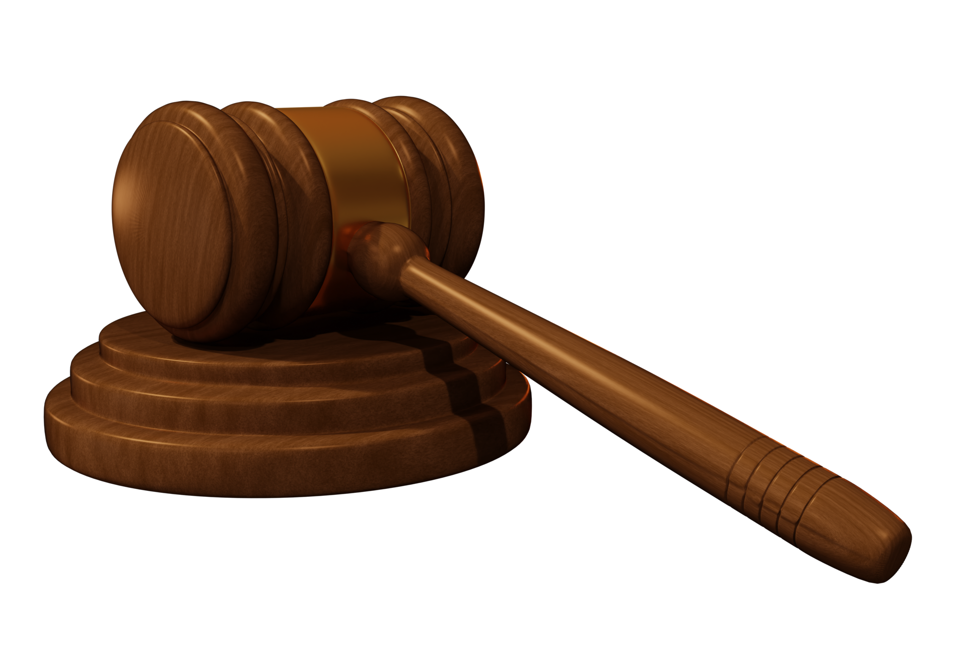 Judge's Gavel 3D Render 17785296 PNG