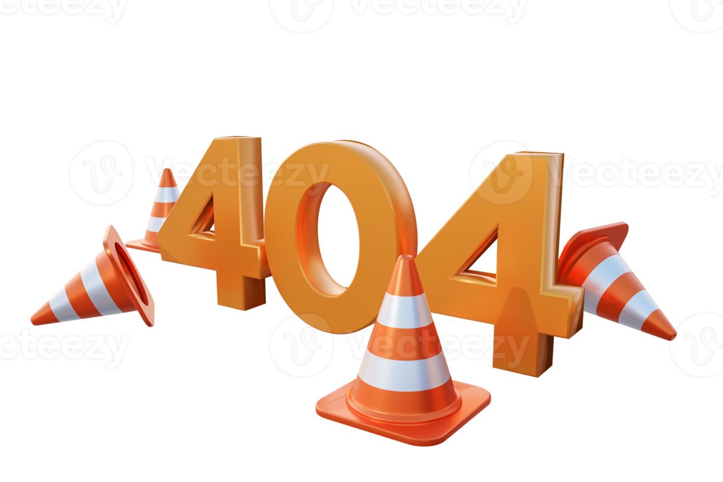 Under Construction 3D Render png