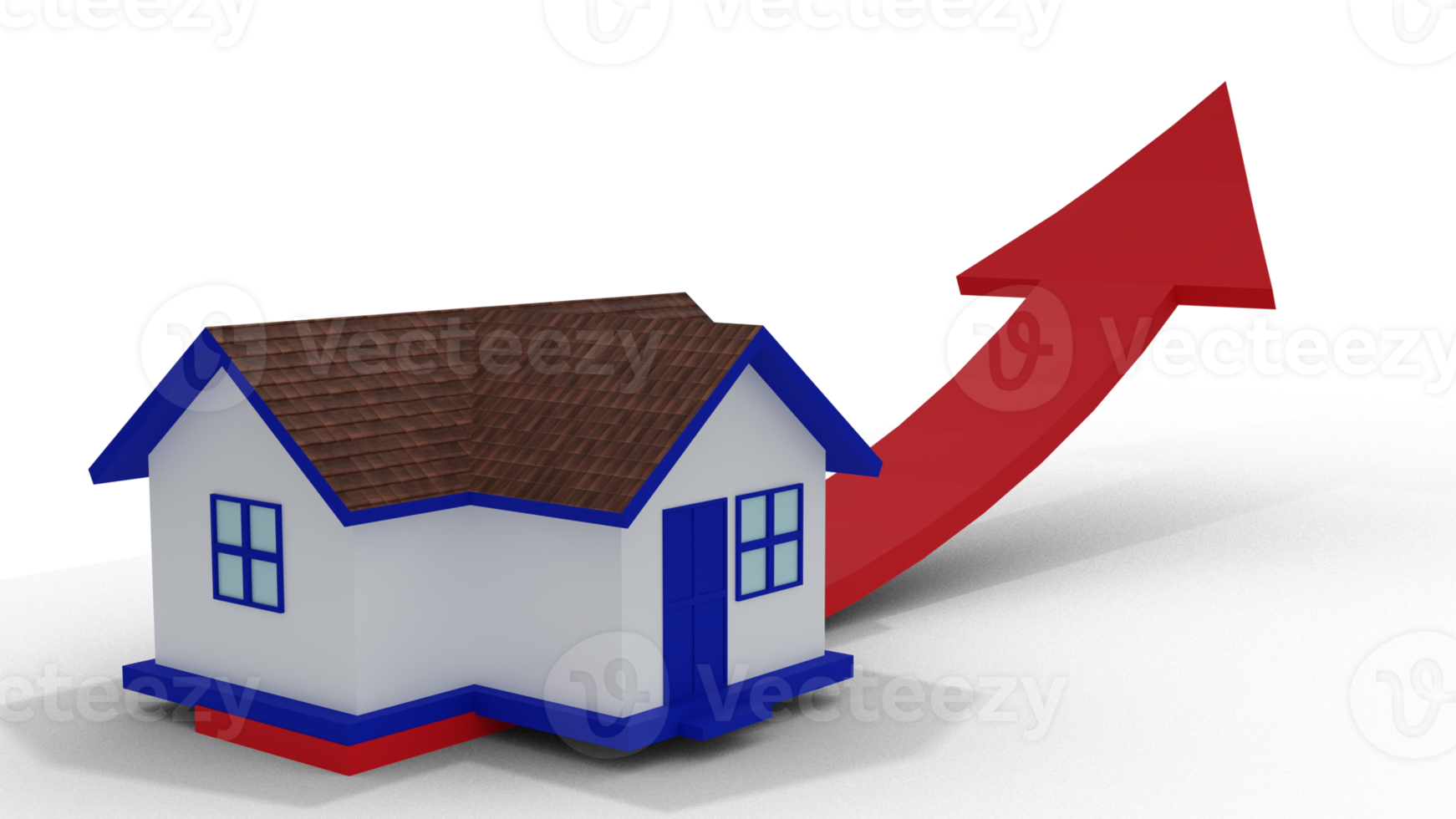 Property Investment 3D Render png