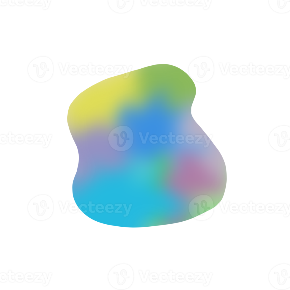 Holographic Blob illustration png