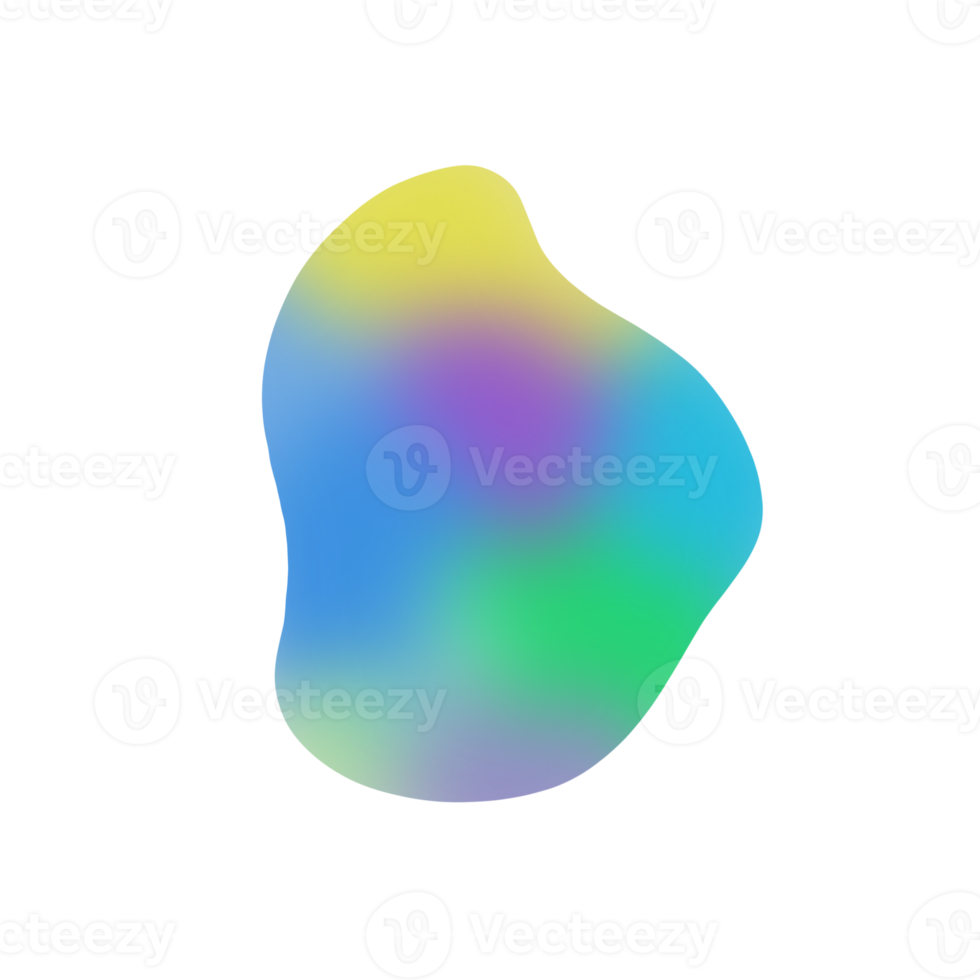 Holographic Blob illustartion png