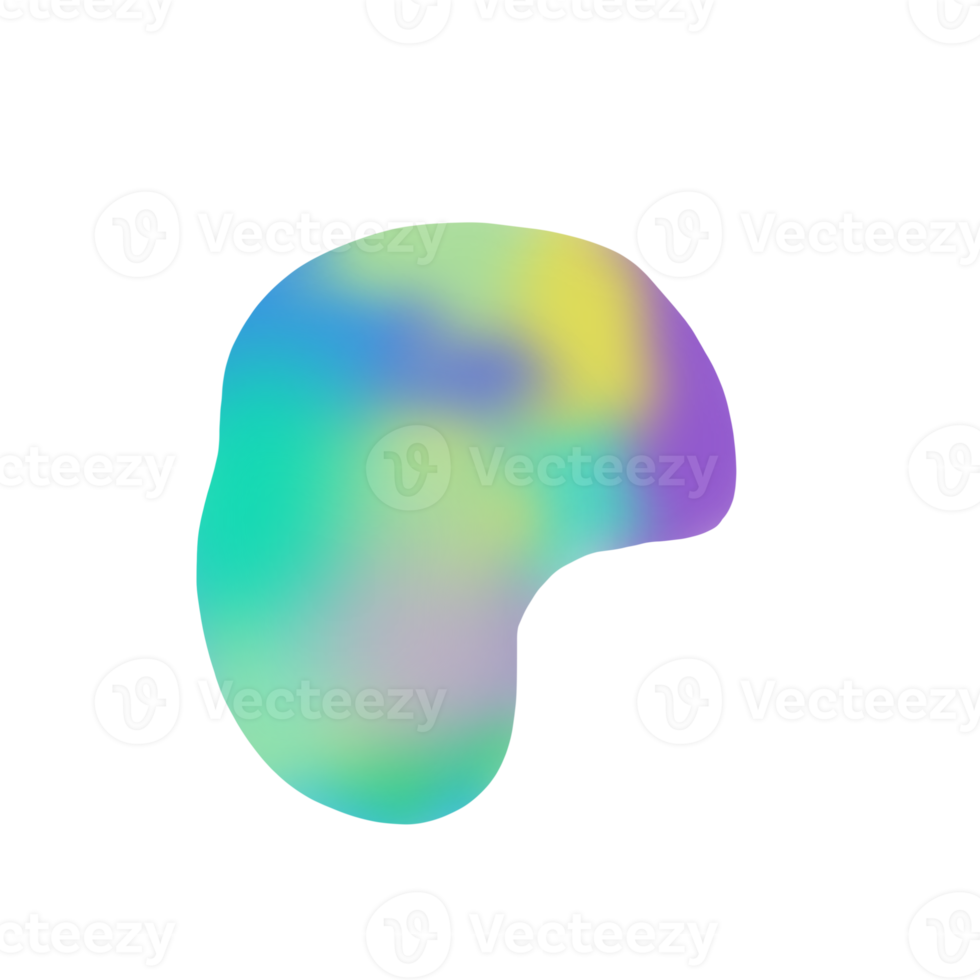 Holographic Blob illustration png