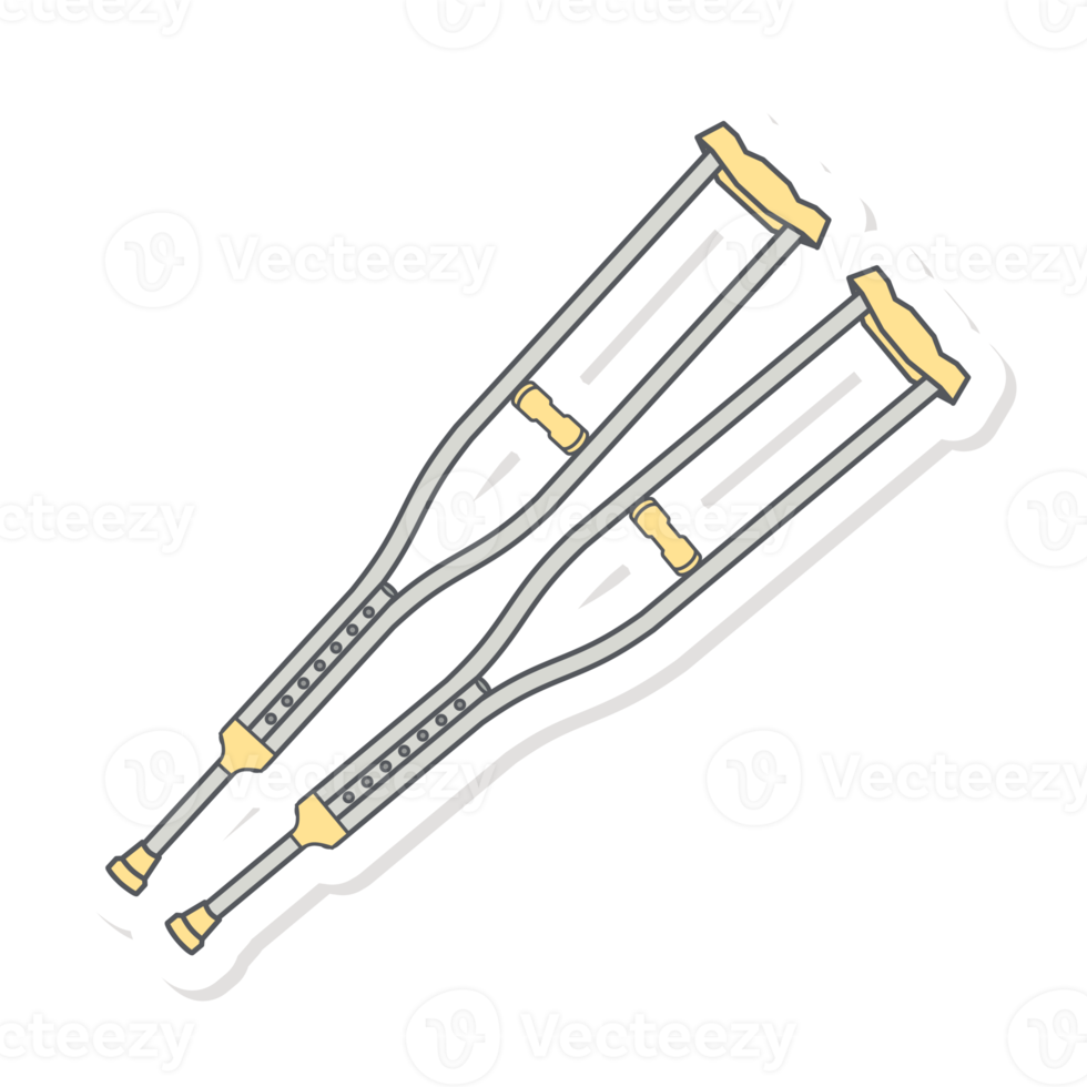 axila muletas ayuda para caminar equipo médico herramientas png