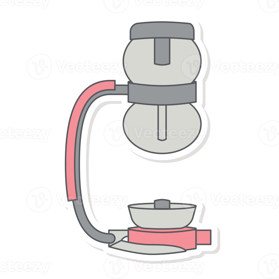 simple estufa manual cafetera pegatina herramientas utilidad png