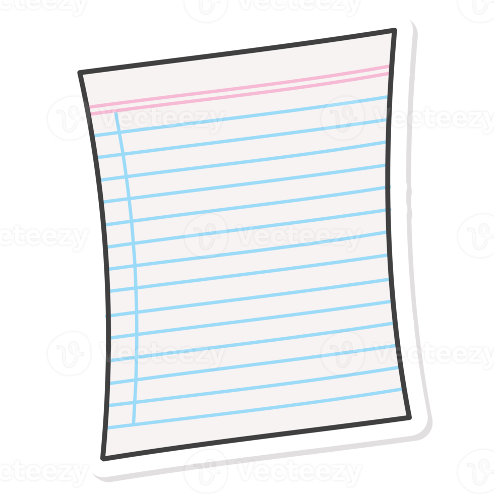 Aesthetic Sticky Notes Sticker Back To School png