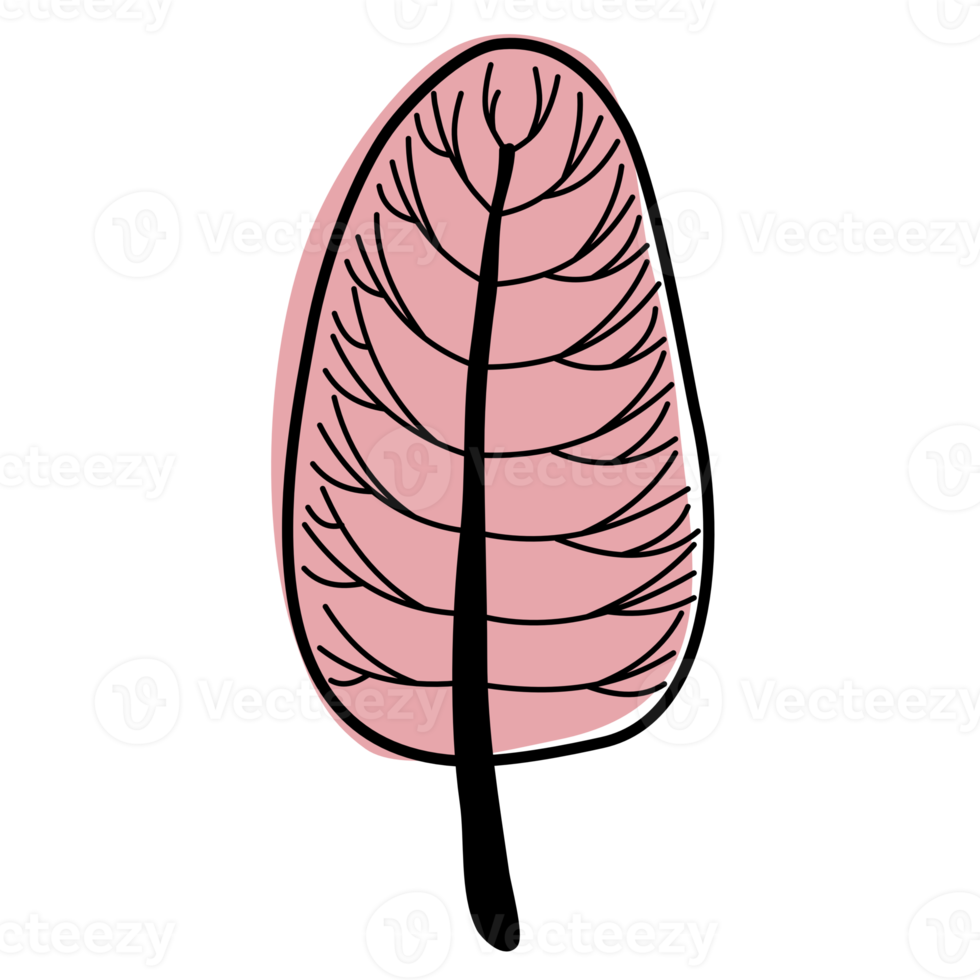 Cute Tree Elements Collection png