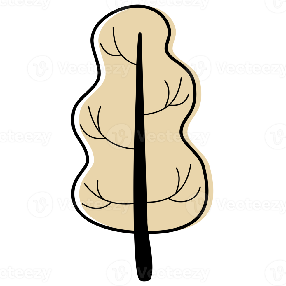 Cute Tree Doodle Collection png