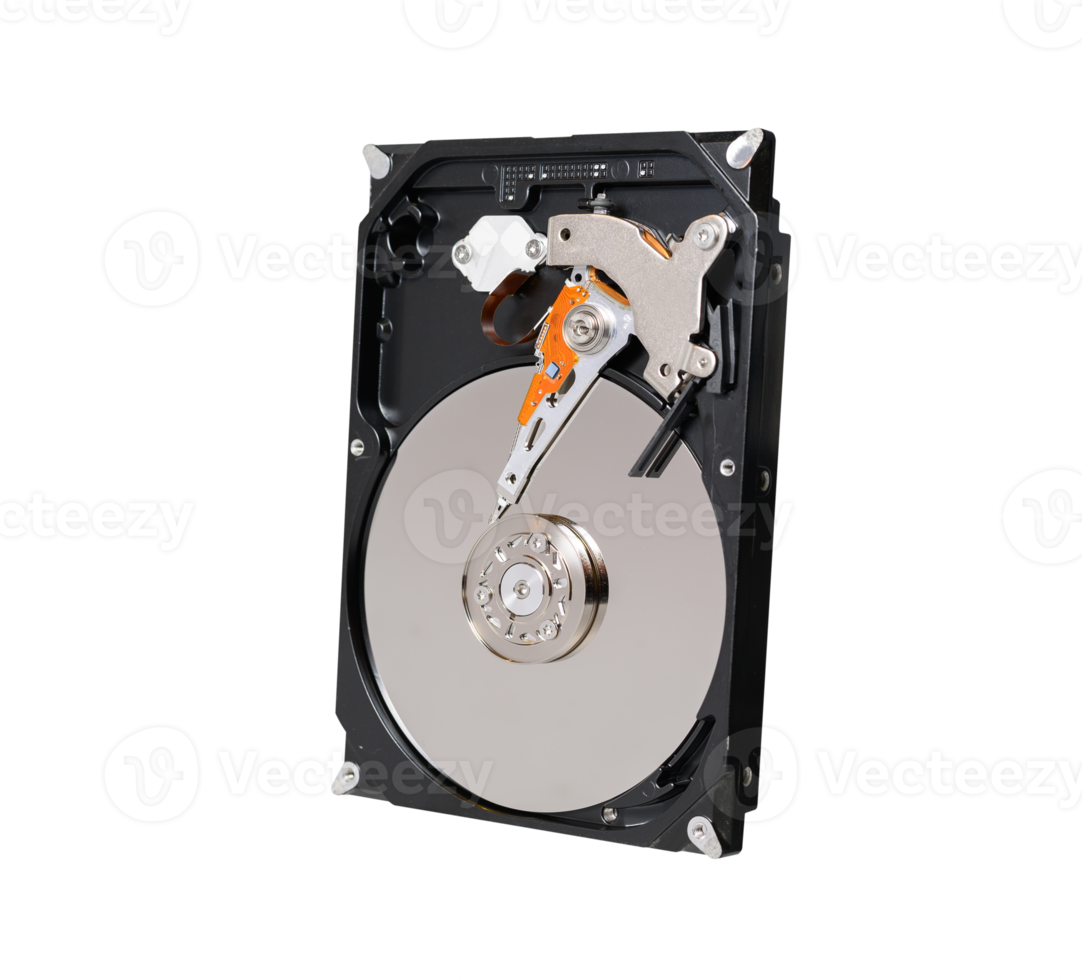 hard disk , HDD , drive with sata 6 gb isolated . png