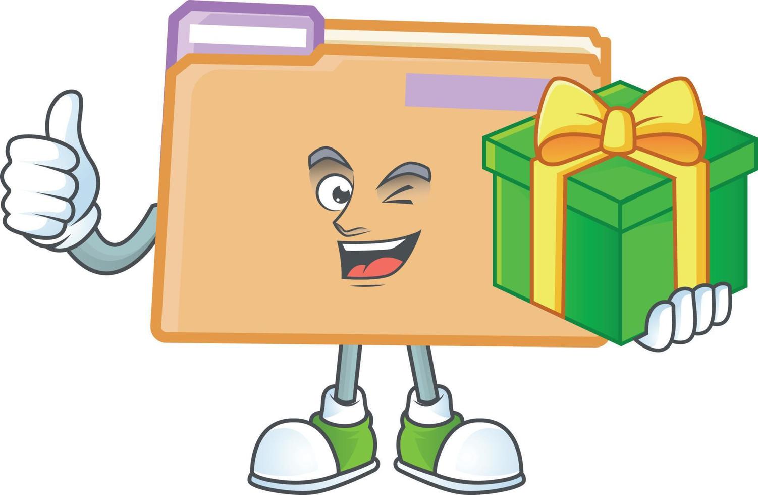 Cartoon Folder Vector