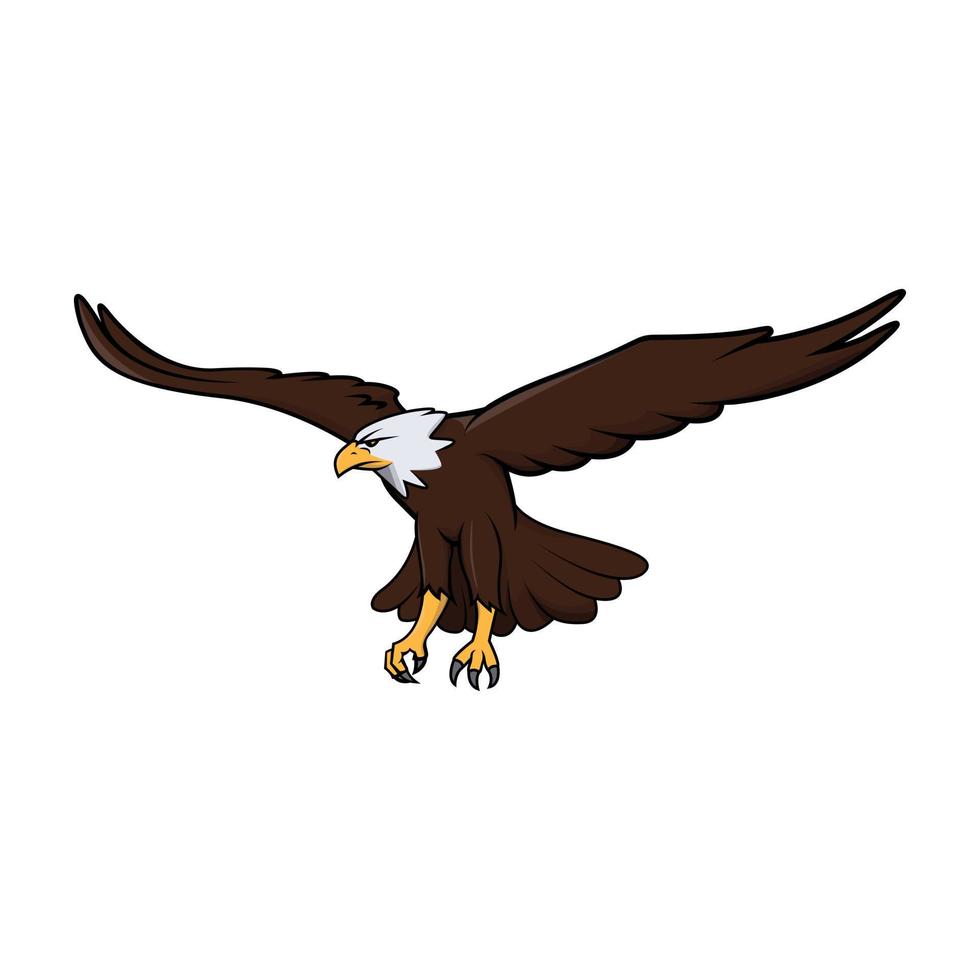 águila, animal, vector, ilustración vector