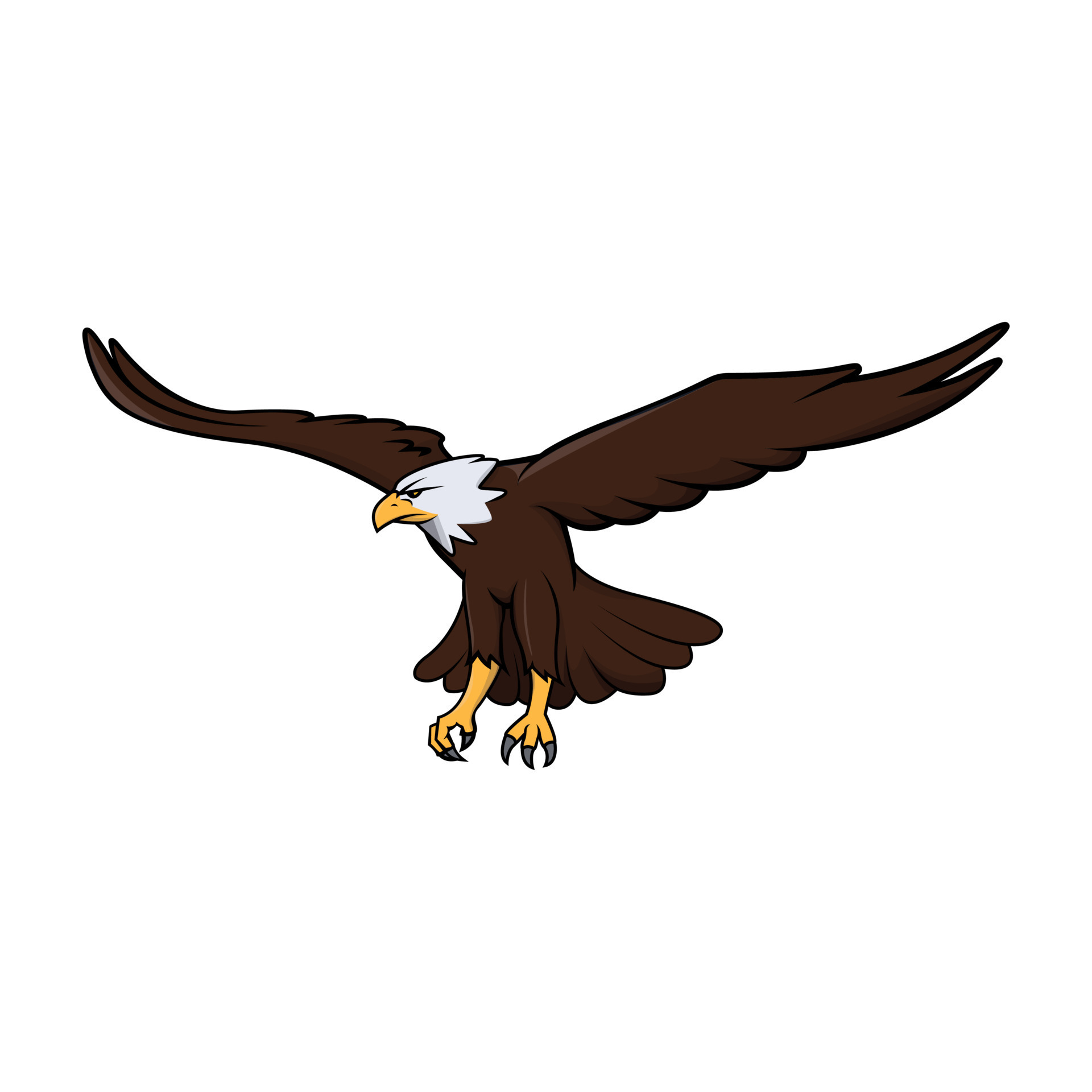 Bald Eagle Flying Vector Art, Icons, and Graphics for Free Download