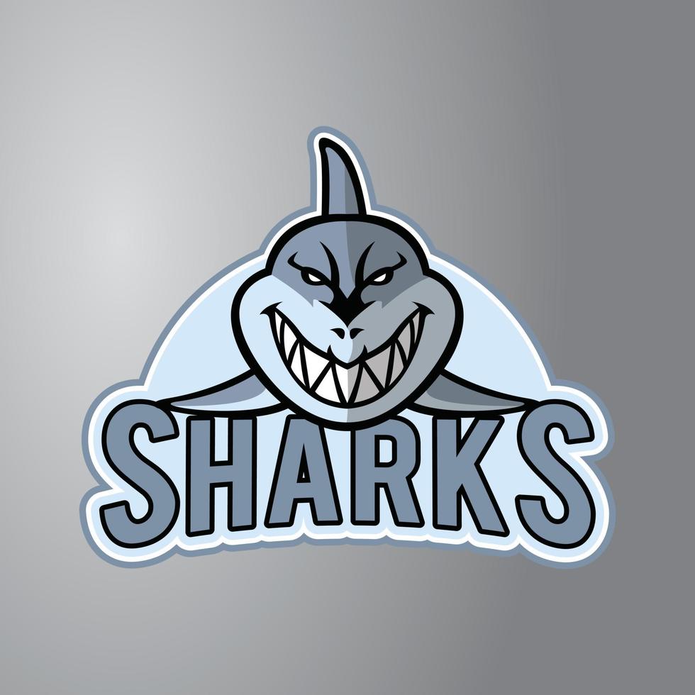 Shark Symbol Vector Illustration