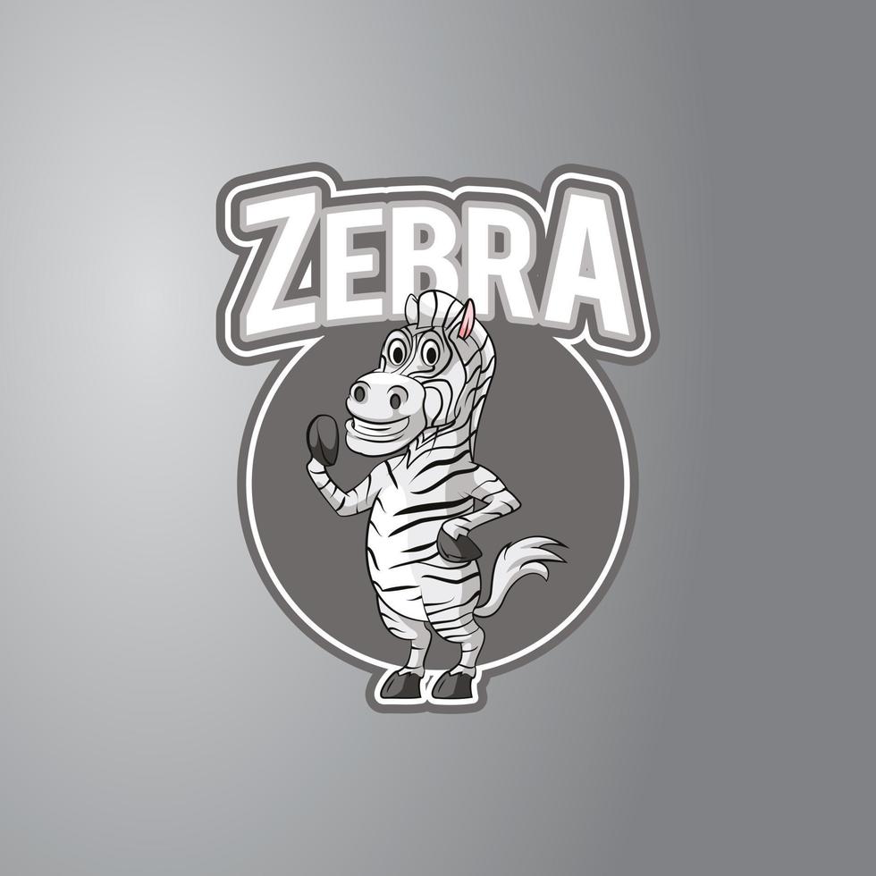 Zebra Illlustration Design Vector