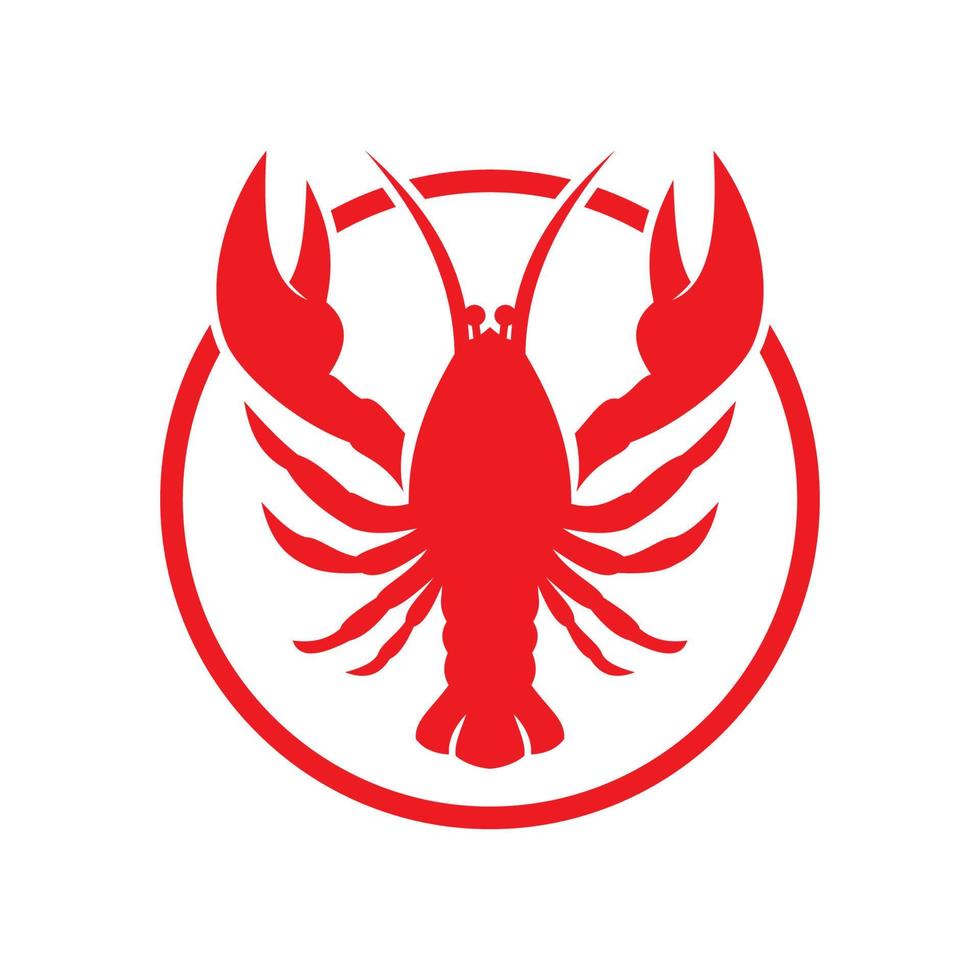 lobster vector illustration design icon