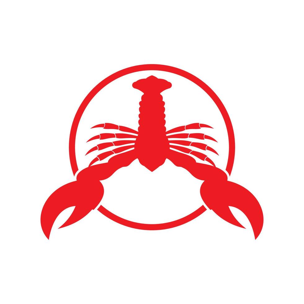 lobster vector illustration design icon