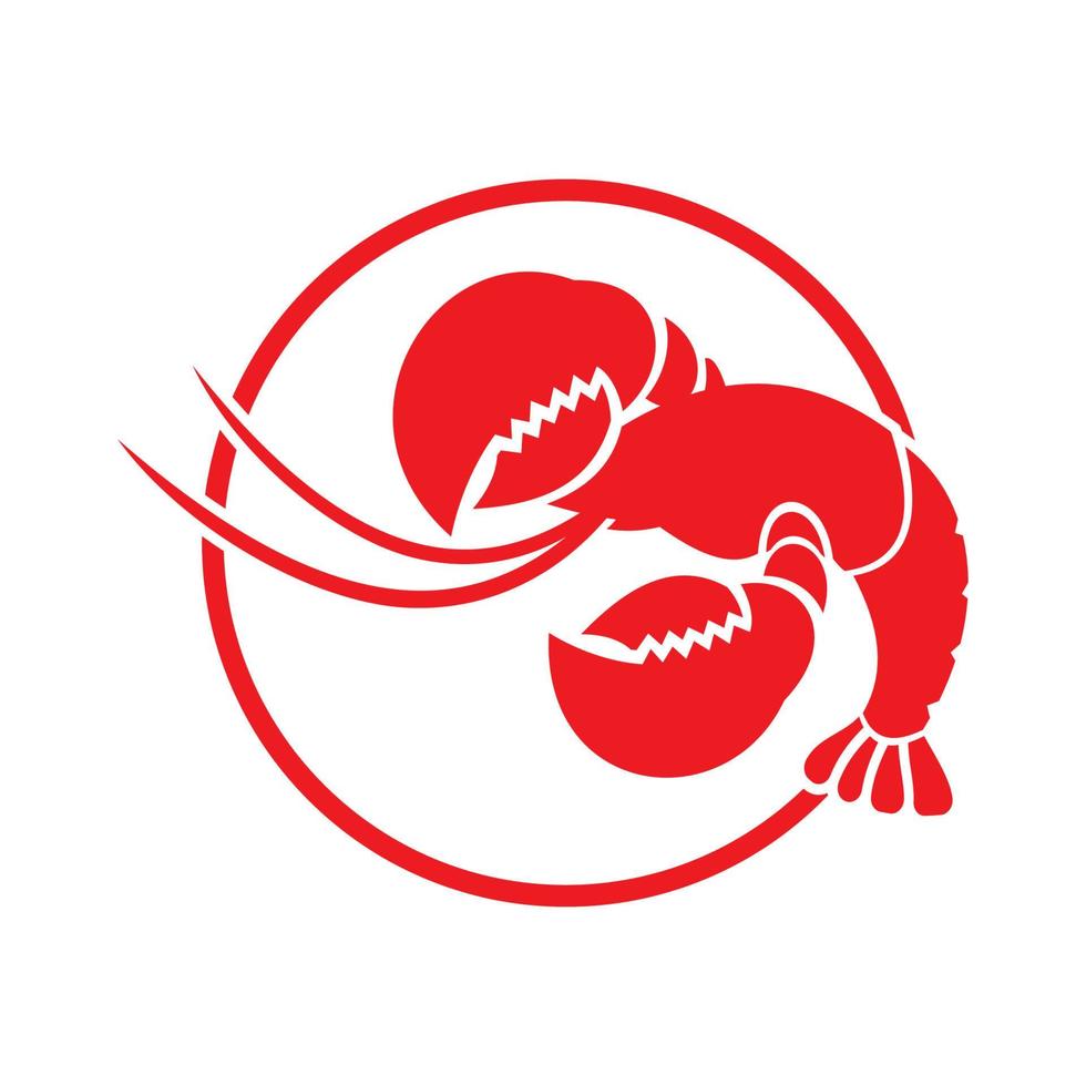 lobster vector illustration design icon