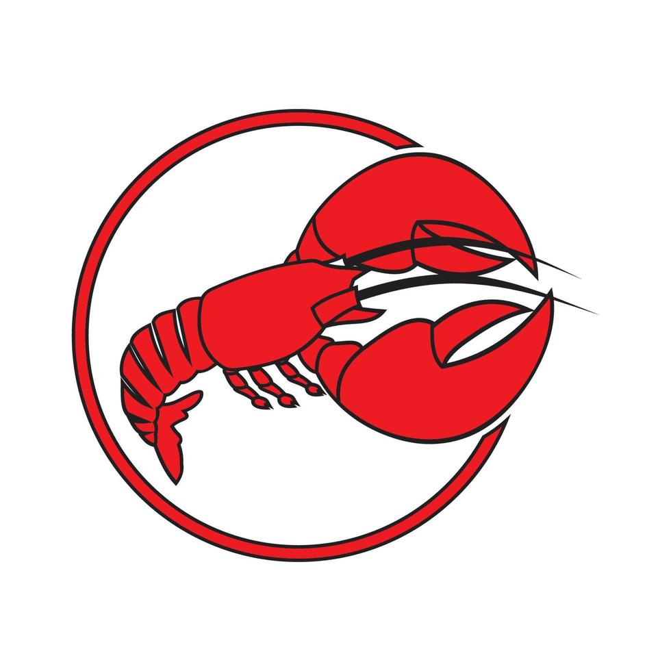 lobster vector illustration design icon