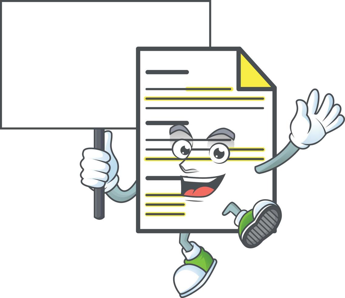 Cartoon Document Vector