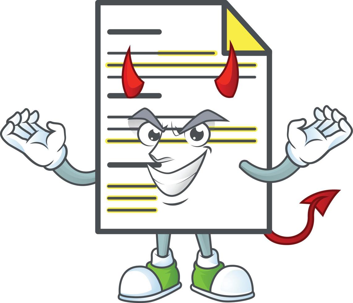 Cartoon Document Vector