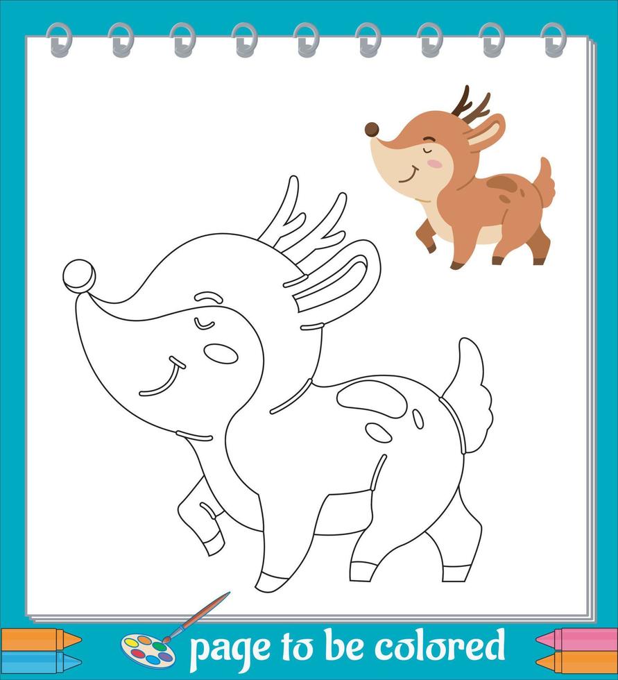 Cartoon Coloring Pictures for kids vector