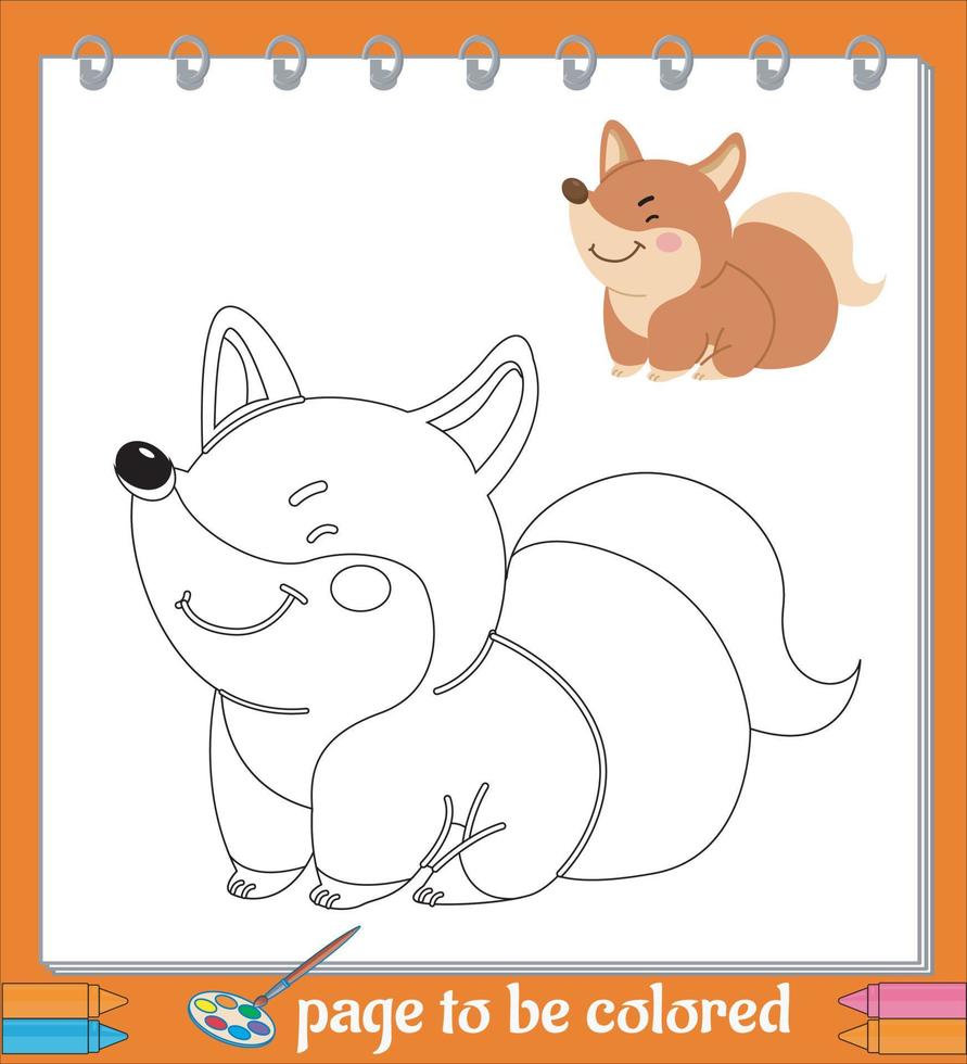 Cartoon Coloring Pictures for kids vector