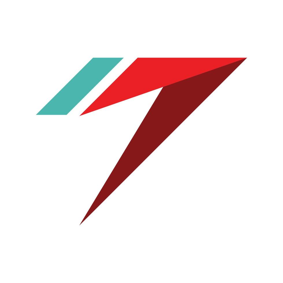 Arrow illustration logo vector